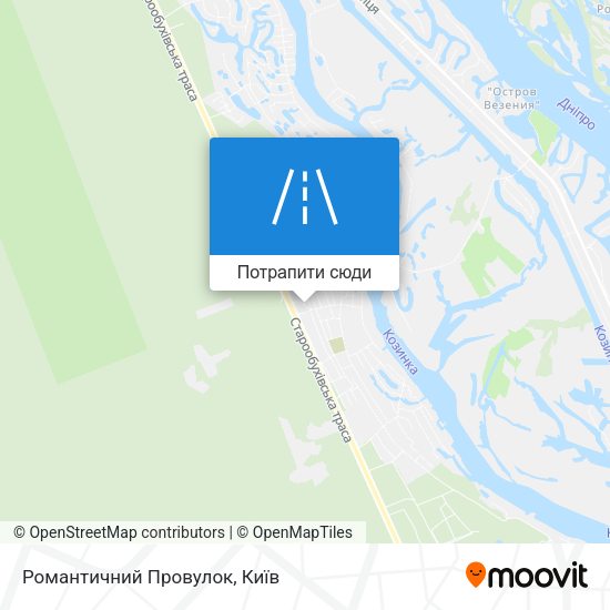 Карта Романтичний Провулок