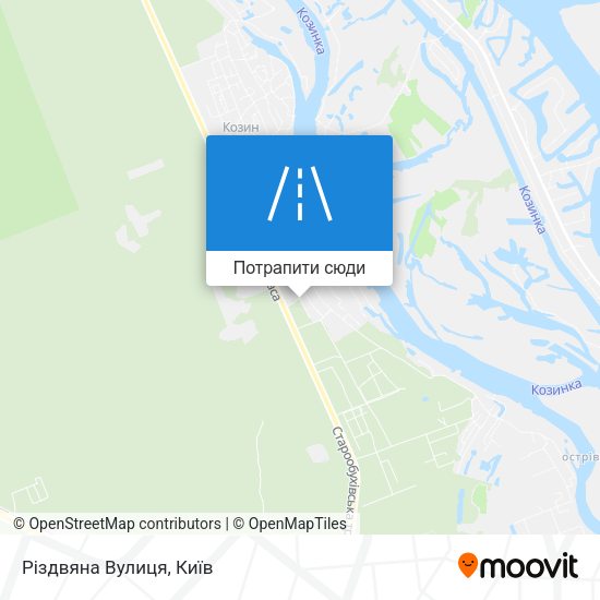 Карта Різдвяна Вулиця