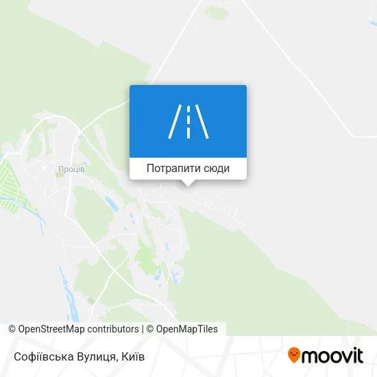 Карта Софіївська Вулиця