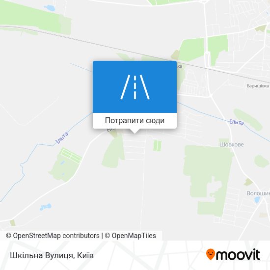 Карта Шкільна Вулиця