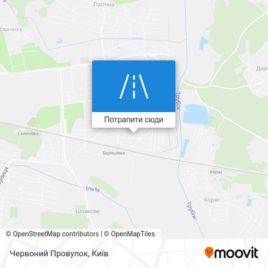 Карта Червоний Провулок
