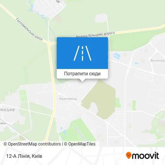 Карта 12-А Лінія