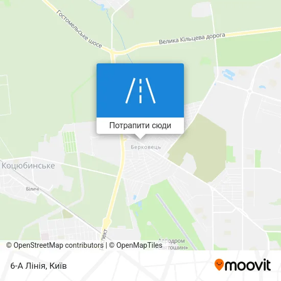 Карта 6-А Лінія