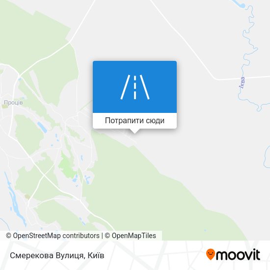 Карта Смерекова Вулиця