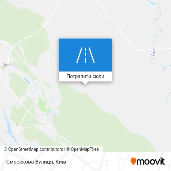 Карта Смерекова Вулиця