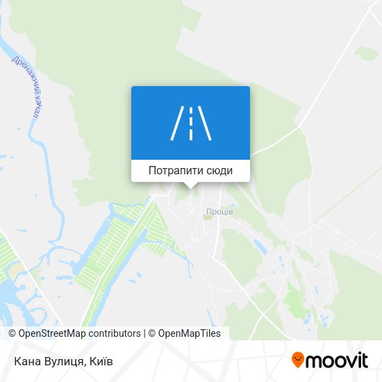Карта Кана Вулиця