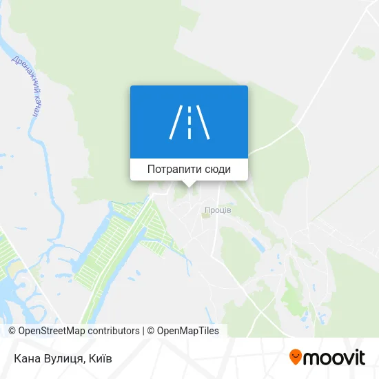Карта Кана Вулиця