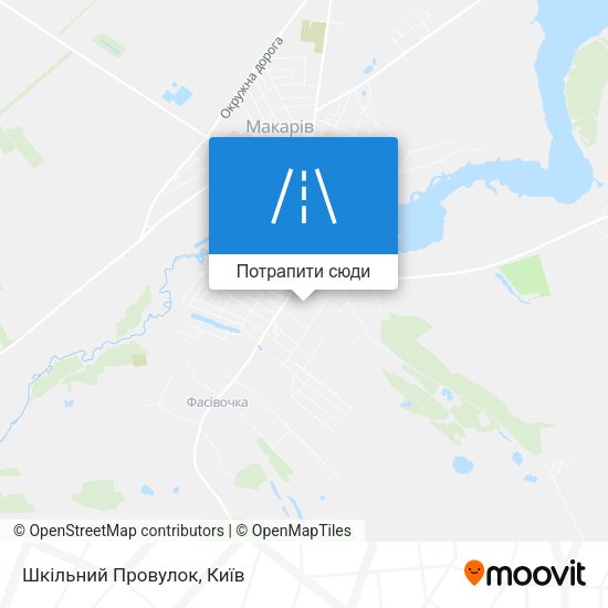 Карта Шкільний Провулок