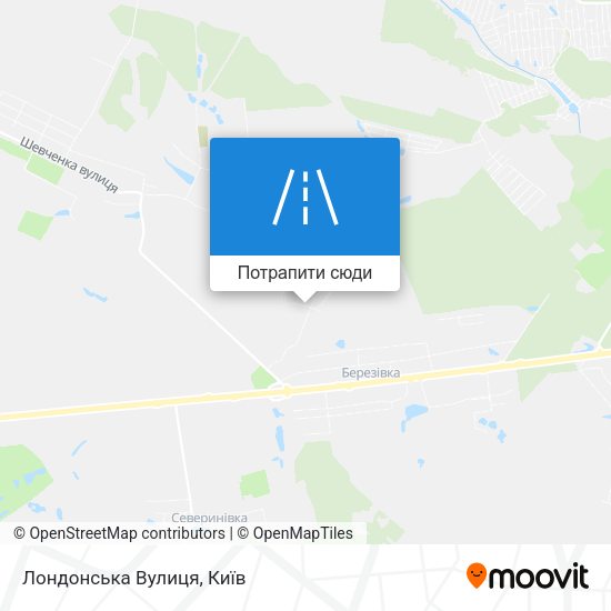 Карта Лондонська Вулиця
