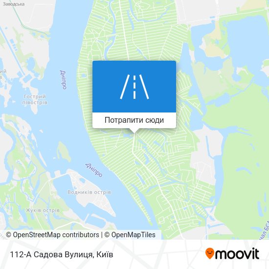 Карта 112-А Садова Вулиця