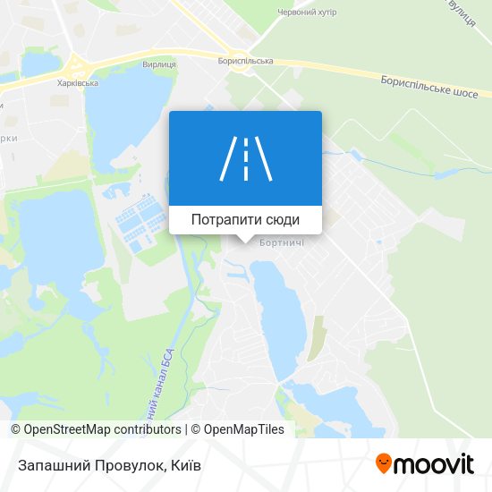 Карта Запашний Провулок