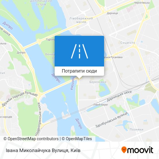 Карта Івана Миколайчука Вулиця