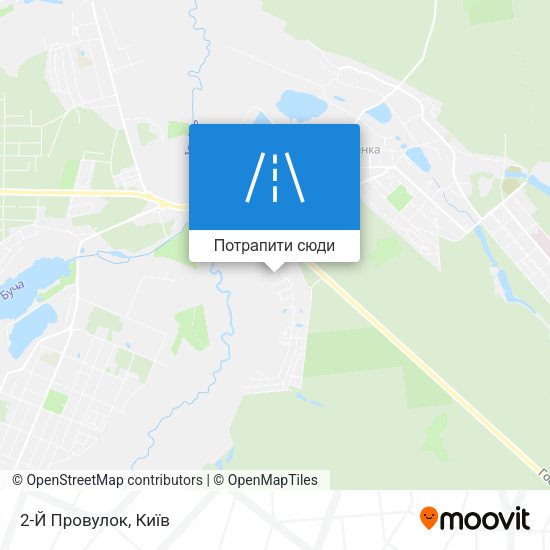 Карта 2-Й Провулок
