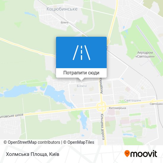 Карта Холмська Площа