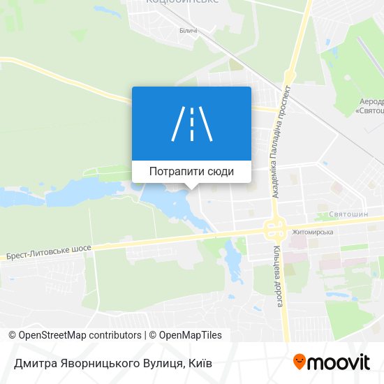 Карта Дмитра Яворницького Вулиця