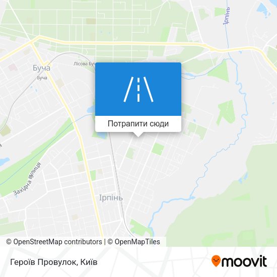 Карта Героїв Провулок