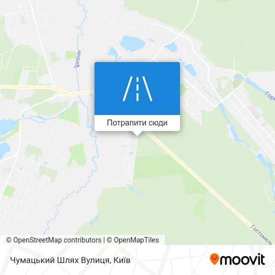 Карта Чумацький Шлях Вулиця