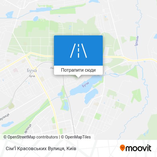 Карта Сім’Ї Красовських Вулиця
