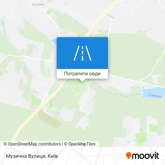 Карта Музична Вулиця