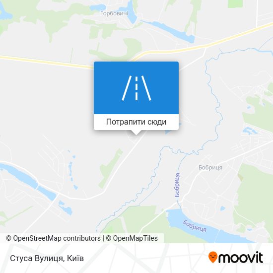 Карта Стуса Вулиця