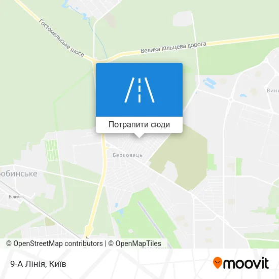 Карта 9-А Лінія
