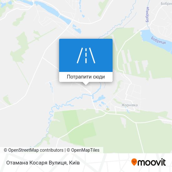 Карта Отамана Косаря Вулиця