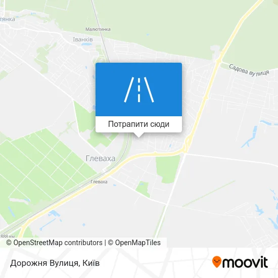 Карта Дорожня Вулиця