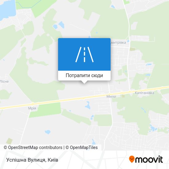 Карта Успішна Вулиця