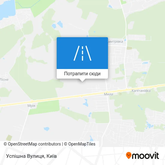 Карта Успішна Вулиця