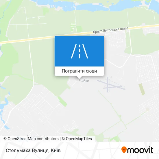 Карта Стельмаха Вулиця