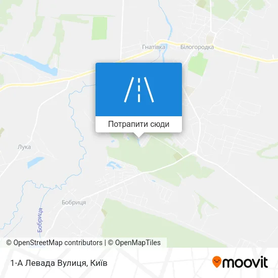 Карта 1-А Левада Вулиця