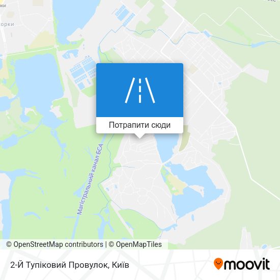 Карта 2-Й Тупіковий Провулок