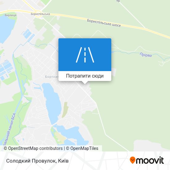 Карта Солодкий Провулок