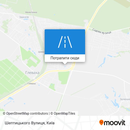 Карта Шептицького Вулиця