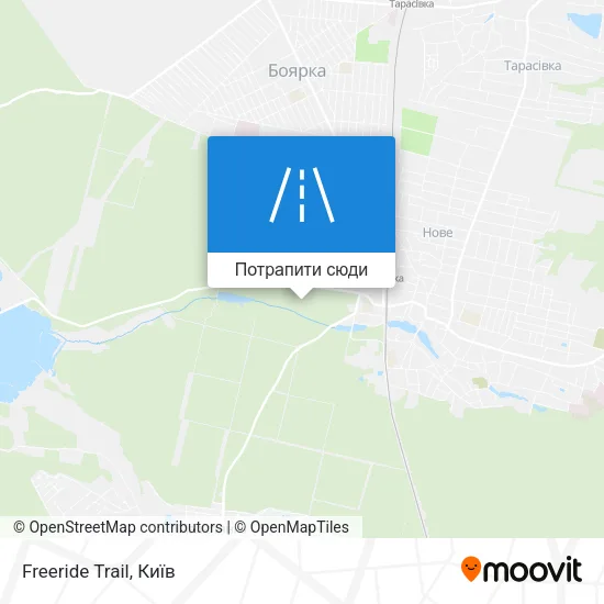 Карта Freeride Trail