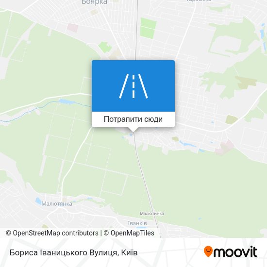 Карта Бориса Іваницького Вулиця