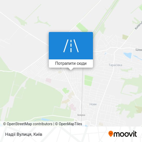 Карта Надії Вулиця