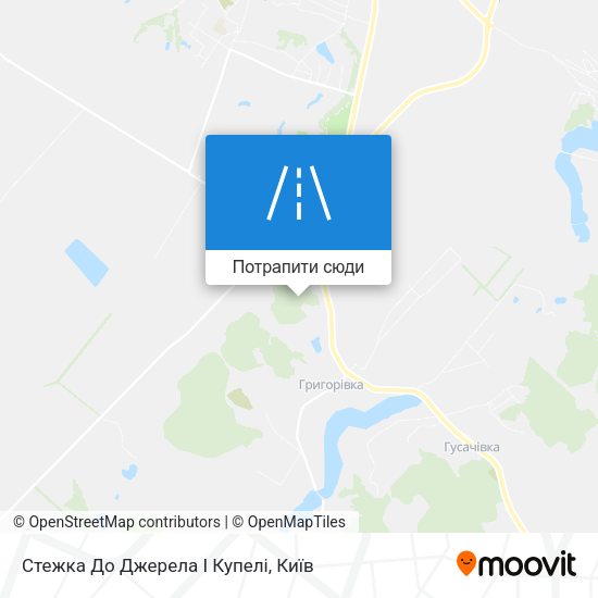 Карта Стежка До Джерела І Купелі