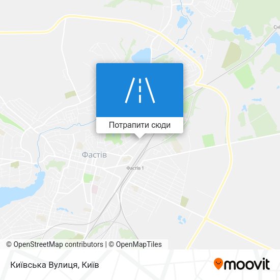 Карта Київська Вулиця