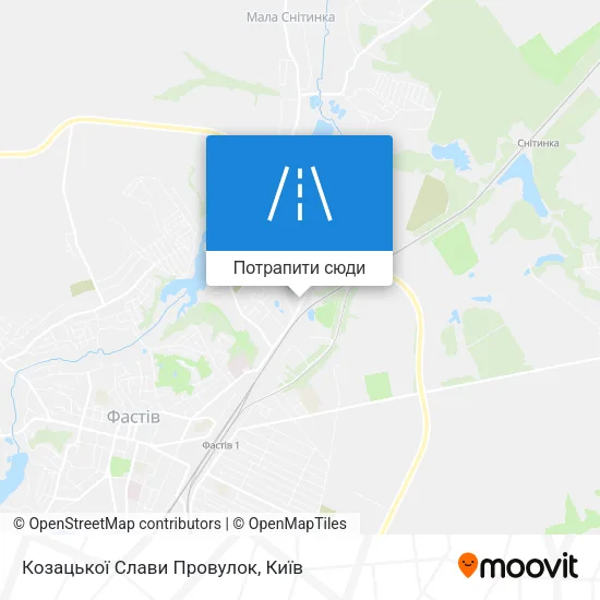 Карта Козацької Слави Провулок