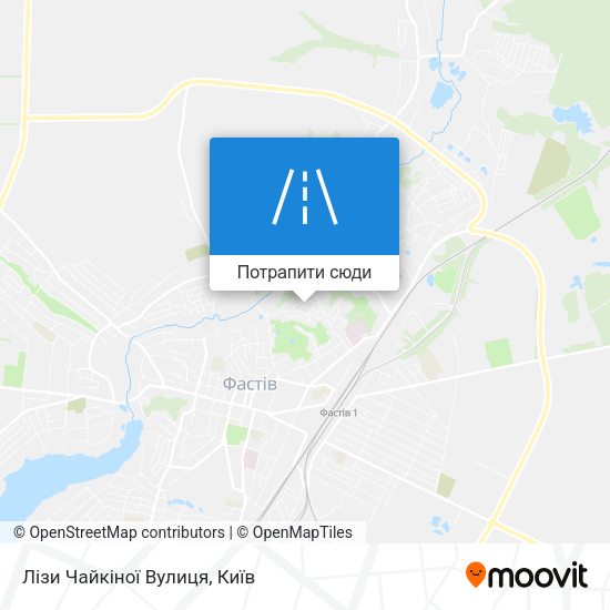 Карта Лізи Чайкіної Вулиця