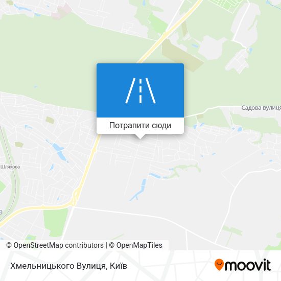 Карта Хмельницького Вулиця