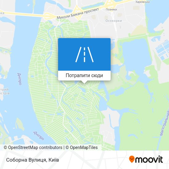 Карта Соборна Вулиця