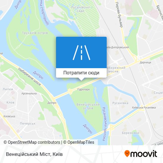 Карта Венеційський Міст