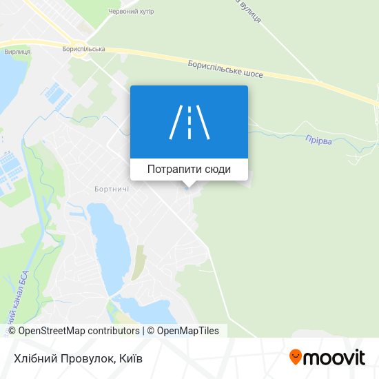 Карта Хлібний Провулок