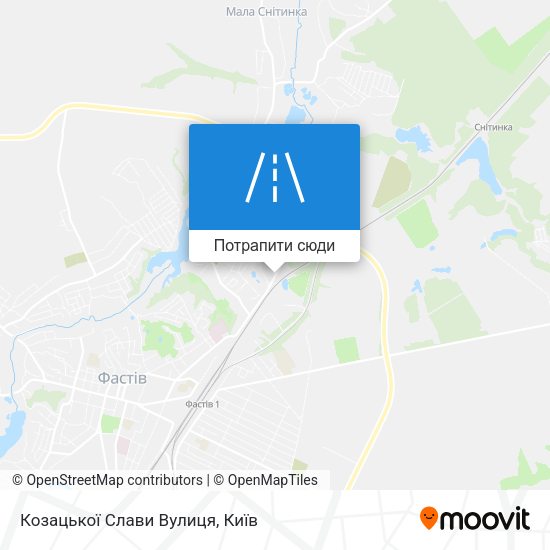 Карта Козацької Слави Вулиця