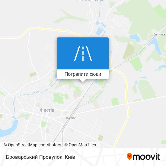 Карта Броварський Провулок