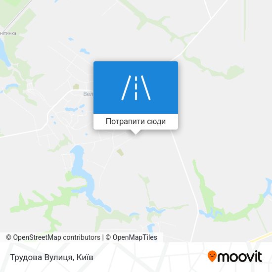 Карта Трудова Вулиця