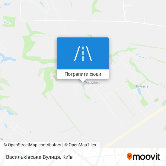 Карта Васильківська Вулиця