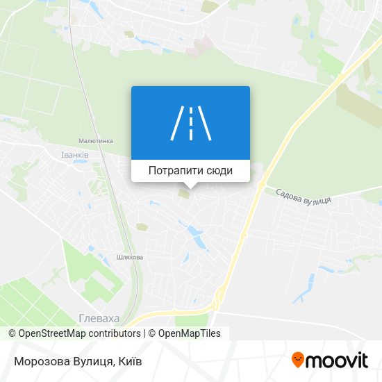 Карта Морозова Вулиця